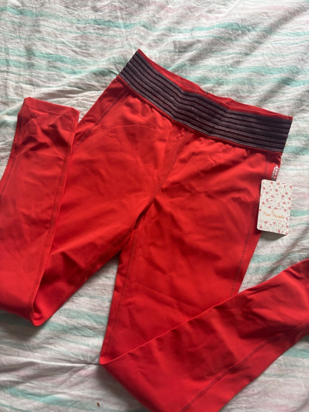 Free People Movement Orange High Waisted
Athletic Leggings sz XS